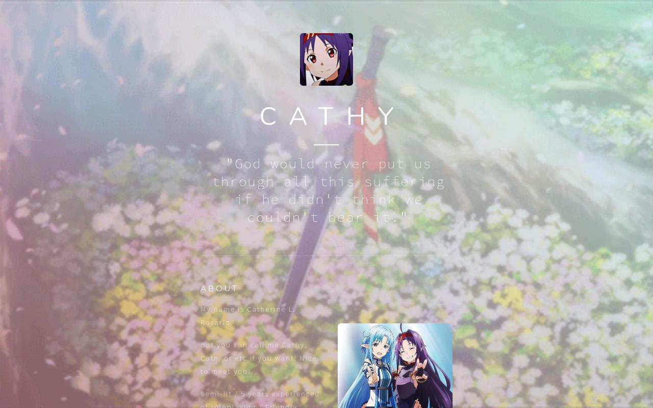 Carrd profile picture for @cathy
